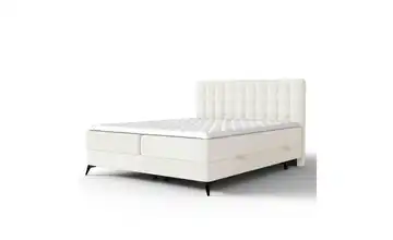 Boxspringbett mit Stauraum 122 cm 120x200 cm Creme