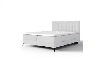 Boxspringbett mit Stauraum 182 cm 180x200 cm Hellgrau