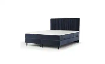 Boxspringbett 142 cm 140x200 cm Marineblau