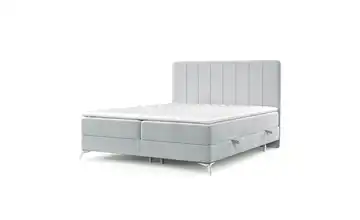 Boxspringbett mit Stauraum 202 cm 200x200 cm Grau