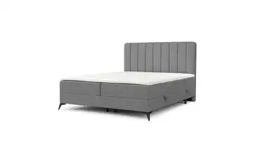 Boxspringbett mit Stauraum 162 cm 160x200 cm Grau
