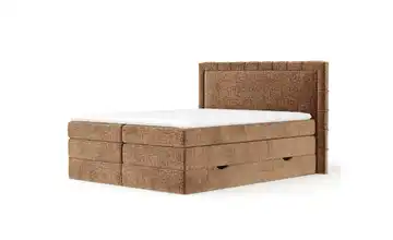 Boxspringbett mit Stauraum 227 cm 200x200 cm Kupferfarben