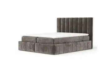 Boxspringbett mit Stauraum 185 cm 160x200 cm Braun