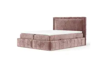 Boxspringbett mit Stauraum 227 cm 200x200 cm Pink
