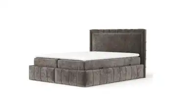 Boxspringbett mit Stauraum 187 cm 160x200 cm Braun