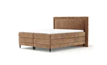 Boxspringbett 210 cm 167 cm 140x200 cm Kupferfarben