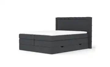 Boxspringbett mit Stauraum 227 cm 200x200 cm Schwarz