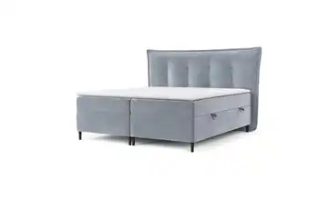 Boxspringbett mit Stauraum 213 cm 180x200 cm Hellblau