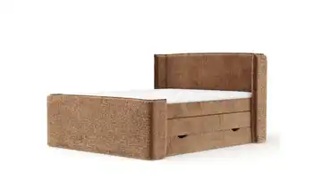 Boxspringbett mit Stauraum 178 cm 160x200 cm Kupferfarben