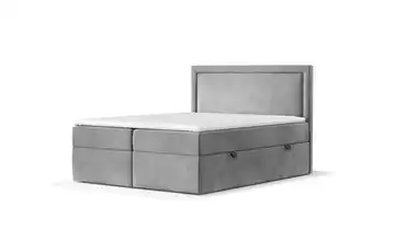 Boxspringbett mit Stauraum 162 cm 160x200 cm Grau