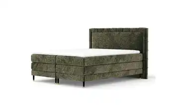 Boxspringbett 210 cm 227 cm 200x200 cm Olivgrün