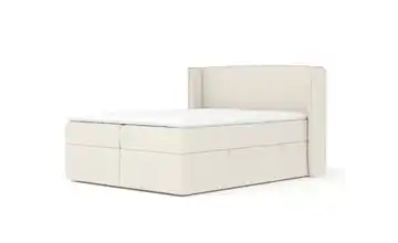 Boxspringbett mit Stauraum 198 cm 180x200 cm Hellbeige