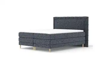 Boxspringbett 207 cm 180x200 cm Marineblau