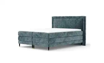 Boxspringbett 210 cm 167 cm 140x200 cm Blau