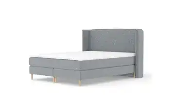 Boxspringbett 198 cm 180x200 cm Grau