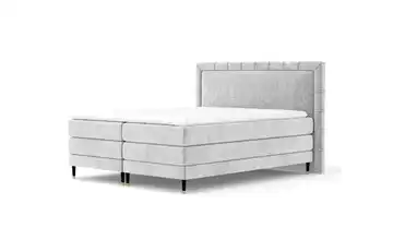 Boxspringbett 210 cm 207 cm 180x200 cm Hellgrau