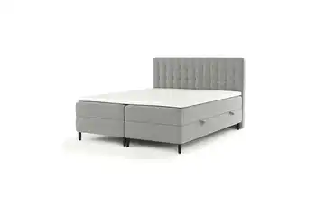 Boxspringbett mit Stauraum 182 cm 180x200 cm Grau