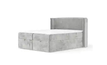 Boxspringbett mit Stauraum 178 cm 160x200 cm Hellgrau