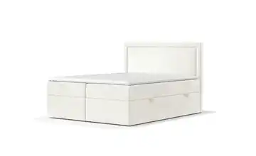 Boxspringbett mit Stauraum 122 cm 120x200 cm Creme