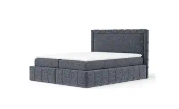Boxspringbett mit Stauraum 187 cm 160x200 cm Marineblau