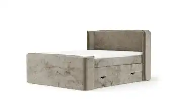 Boxspringbett mit Stauraum 178 cm 160x200 cm Beige