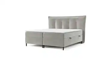 Boxspringbett mit Stauraum 173 cm 140x200 cm Steingrau
