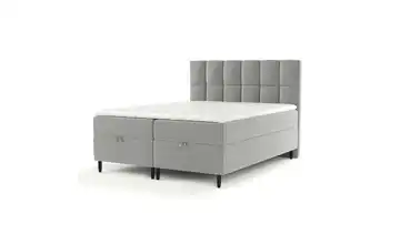 Boxspringbett mit Stauraum 142 cm 140x200 cm Grau