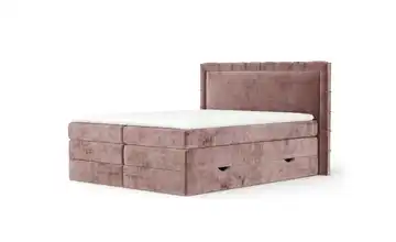 Boxspringbett mit Stauraum 227 cm 200x200 cm Rosa