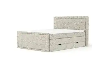 Boxspringbett mit Stauraum 167 cm 140x200 cm Beige