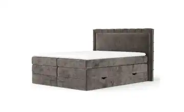 Boxspringbett mit Stauraum 167 cm 140x200 cm Braun