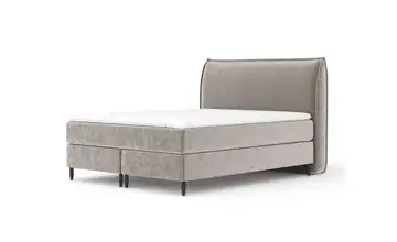 Boxspringbett 151 cm 140x200 cm Taupe