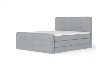 Boxspringbett mit Stauraum Grau 184 cm 180x200 cm