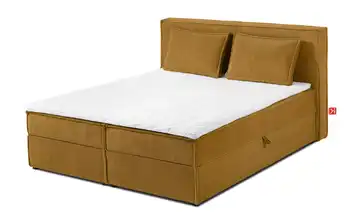 KONSIMO Boxbett 140 cm x 200 cm 145 cm 140x200 cm Gelb