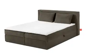 KONSIMO Boxbett 180 cm x 200 cm 185 cm 180x200 cm Braun
