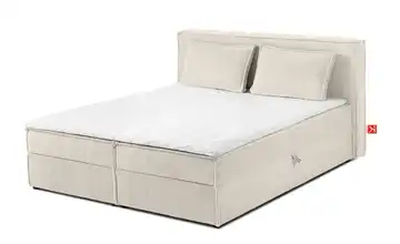 KONSIMO Boxbett 160 cm x 200 cm 165 cm 160x200 cm Ecru