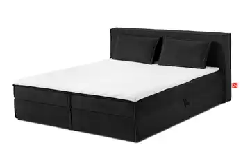KONSIMO Boxbett 180 cm x 200 cm 185 cm 180x200 cm Schwarz