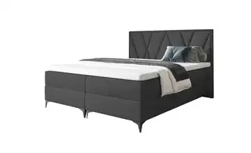 Boxbett 140x200 Schwarz 160 cm 160x200 cm Schwarz