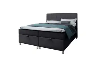 Boxbett 140x200 Dunkelblau 180 cm 180x200 cm Schwarz