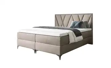 Boxbett mit Bettkasten Vella Beige 140x200 cm