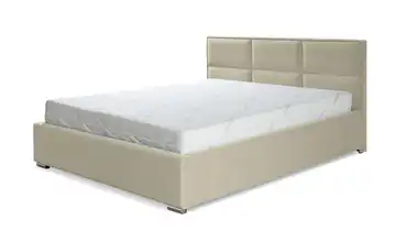 Polsterbett mit Bettkasten Imbir 180x200 cm Hellbeige