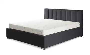 Polsterbett mit Bettkasten Hugo Schwarz 180x200 cm