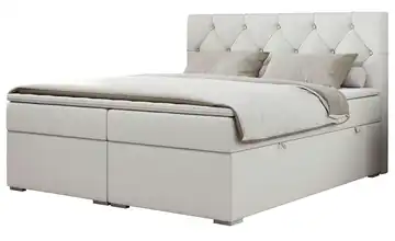 Boxbett mit Bettkasten Alda 140x200 cm H3 Weiß