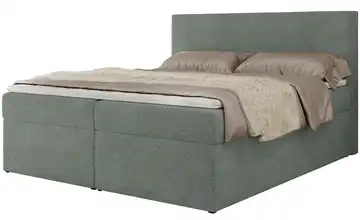 Boxbett mit Bettkasten Jaguar 140x200 cm H3 Grau
