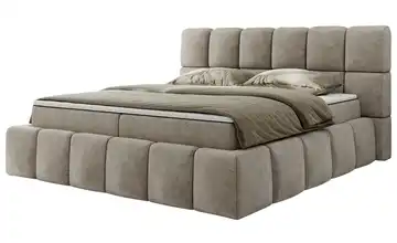 Boxbett mit Bettkasten Nira 180x200 cm H3 Beige