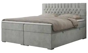 Boxbett mit Bettkasten Pera 140x200 cm H3 Hellgrau