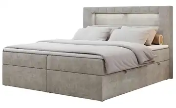 Boxbett mit Bettkasten Gold 5 120x200 cm H3 Beige