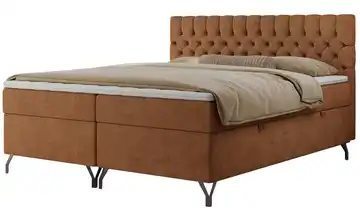 Boxbett mit Bettkasten Grimaldi 160x200 cm H3 Orange