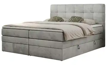 Boxspringbett 180x200 Grau Boxspringbett 120x200 Grau 120 cm 120x200 cm H3 Silbergrau