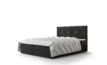 Boxbett 200 cm 200x200 cm Dunkelgrau