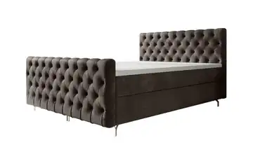 Boxbett mit Stauraum Chester Plus 200x200 cm Braun